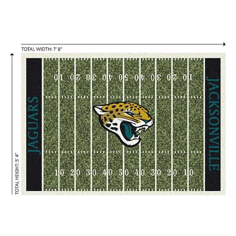 Kirklands Home Jacksonville Jaguars Home Field Area Rug, 6x8 Outlet