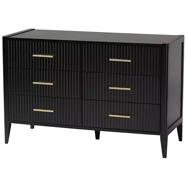 Kirklands Home James 6-Drawer Dresser Black Online