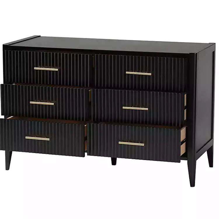Kirklands Home James 6-Drawer Dresser Black Online