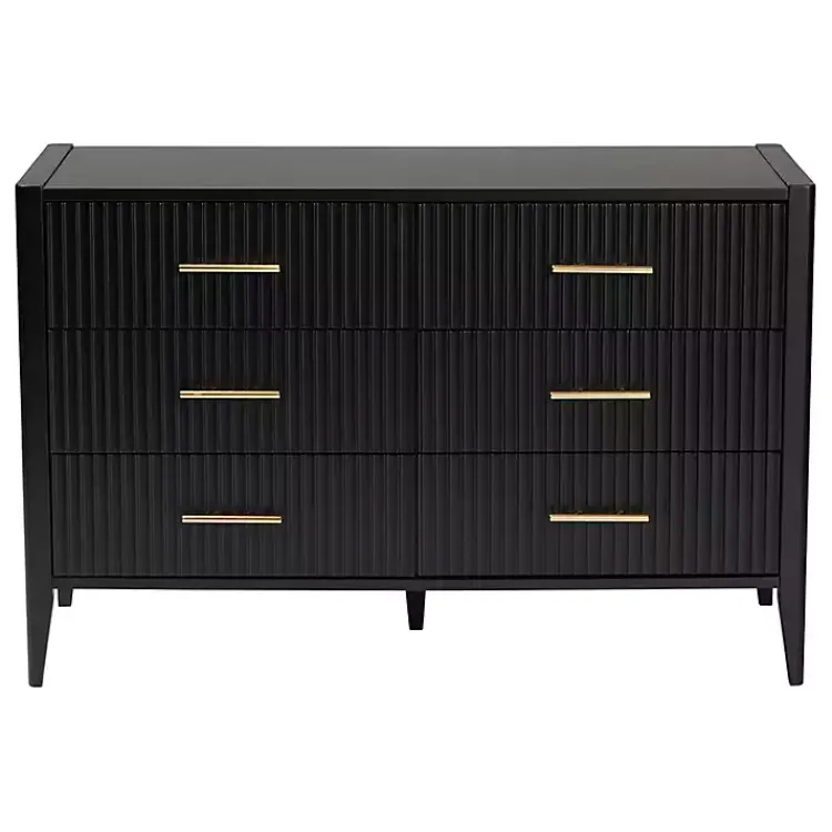 Kirklands Home James 6-Drawer Dresser Black Online