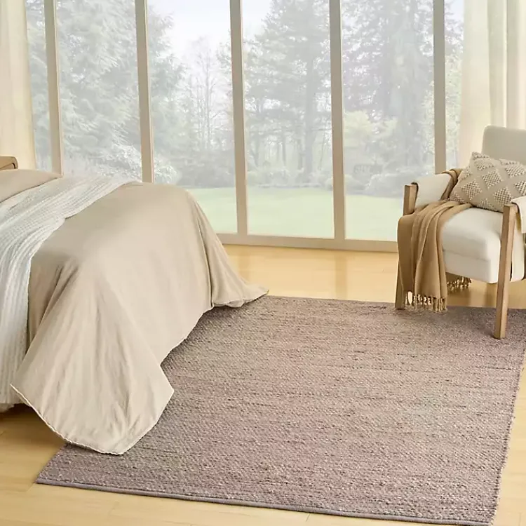 Kirklands Home Jaxon Natural Jute Area Rug, 8x10 Gray Outlet