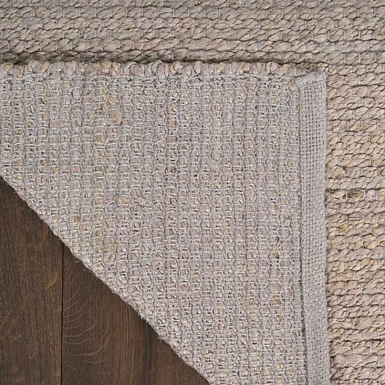 Kirklands Home Jaxon Natural Jute Area Rug, 8x10 Gray Outlet