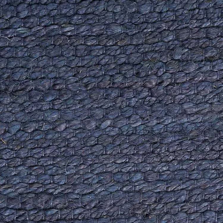 Kirklands Home Jaxon Navy Natural Jute Area Rug, 4x6 Blue Outlet