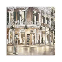 Mardi Gras Decorations>Kirklands Home Jazz Street I Canvas Art Print, 20x20 in.