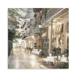 Mardi Gras Decorations>Kirklands Home Jazz Street II Canvas Art Print, 20x20 in.