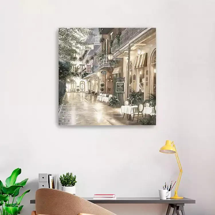 Mardi Gras Decorations>Kirklands Home Jazz Street II Canvas Art Print, 30x30 in.