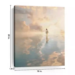Kirklands Home Jesus Walking on Water Canvas Art Print, 16x20 in. Hot