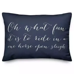 Christmas Pillows>Kirklands Home Jingle Bells Accent Pillow