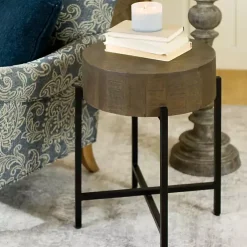 Kirklands Home Jodi Mango Wood Side Table Online