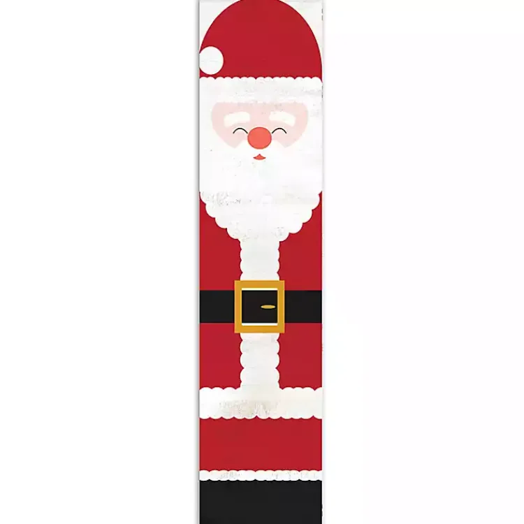 Outdoor Christmas Decorations>Kirklands Home Jolly Santa Leaner Porch Board