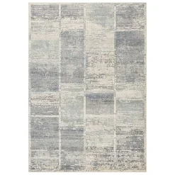 Kirklands Home Jordan Aly Modern Area Rug, 6x9 Gray Outlet