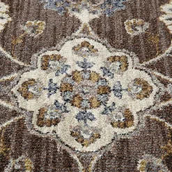 Kirklands Home Jordan Bea Area Rug, 7x10 Brown Hot