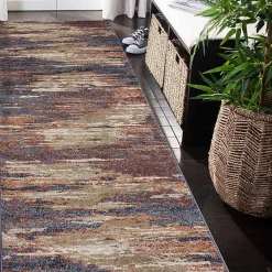 Kirklands Home Jordan Delia Rust Runner, 2x10 Multi Discount