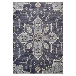 Kirklands Home Jordan Eva Medallion Area Rug, 7x10 Purple Best