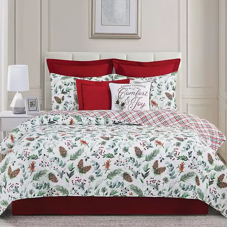 Kirklands Home Jovie Pinecone 3-pc. King Quilt Set Outlet