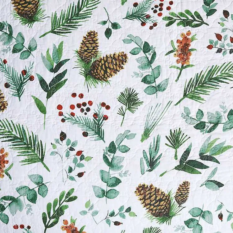 Kirklands Home Jovie Pinecone 3-pc. King Quilt Set Outlet
