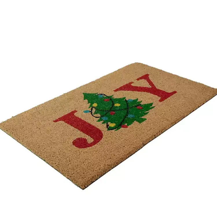 Outdoor Christmas Decorations>Kirklands Home Joy Christmas Tree Coir Doormat