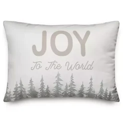 Christmas Pillows>Kirklands Home Joy to the World Christmas Pillow Green