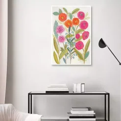 Kirklands Home Joyful Garden VII Framed Canvas Art Print Multi Online