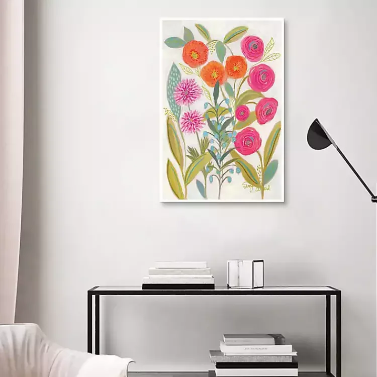 Kirklands Home Joyful Garden VII Framed Canvas Art Print Multi Online