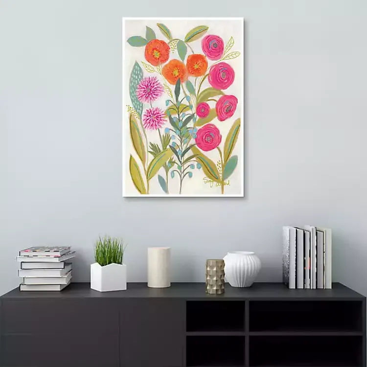 Kirklands Home Joyful Garden VII Framed Canvas Art Print Multi Online