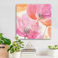 Kirklands Home Joyous I Canvas Art Print Pink Online