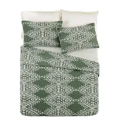 Kirklands Home Justina Blakeney Aisha King Quilt Set Green Hot