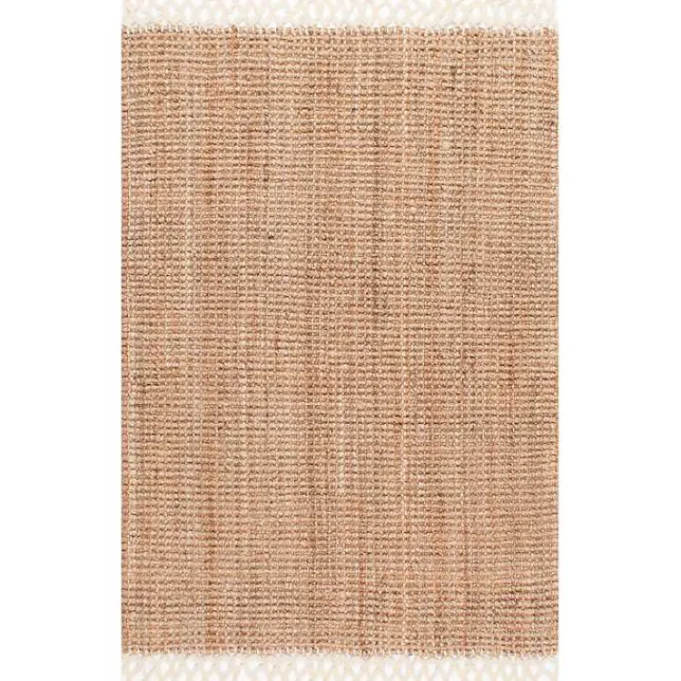 Kirklands Home Jute Hand Woven Reese Area Rug Sale
