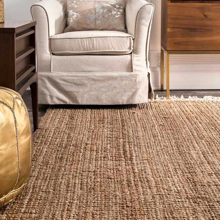 Kirklands Home Jute Hand Woven Reese Area Rug Sale
