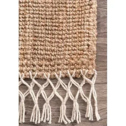 Kirklands Home Jute Hand Woven Reese Area Rug Sale