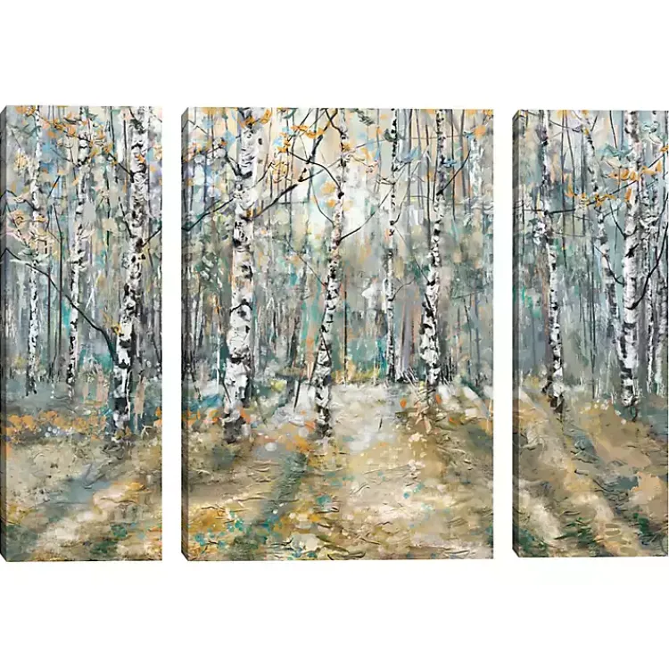 Kirklands Home Kaleidoscope Trees Canvas Art Prints, Set of 3