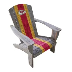 Kirklands Home Kansas City Chiefs Adirondack Outdoor Chair Brown