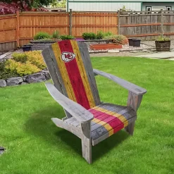 Kirklands Home Kansas City Chiefs Adirondack Outdoor Chair Brown