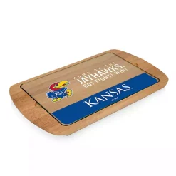 Kirklands Home Kansas Jayhawks Wood and Glass Serving Board Online