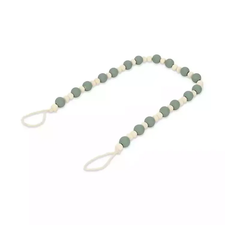 Decorative Accents>Kirklands Home Kara Beaded Wood Decorative Garland Blue