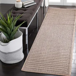Kirklands Home Kaya Natural Gradient Indoor/Outdoor Runner, 2x7 Tan New