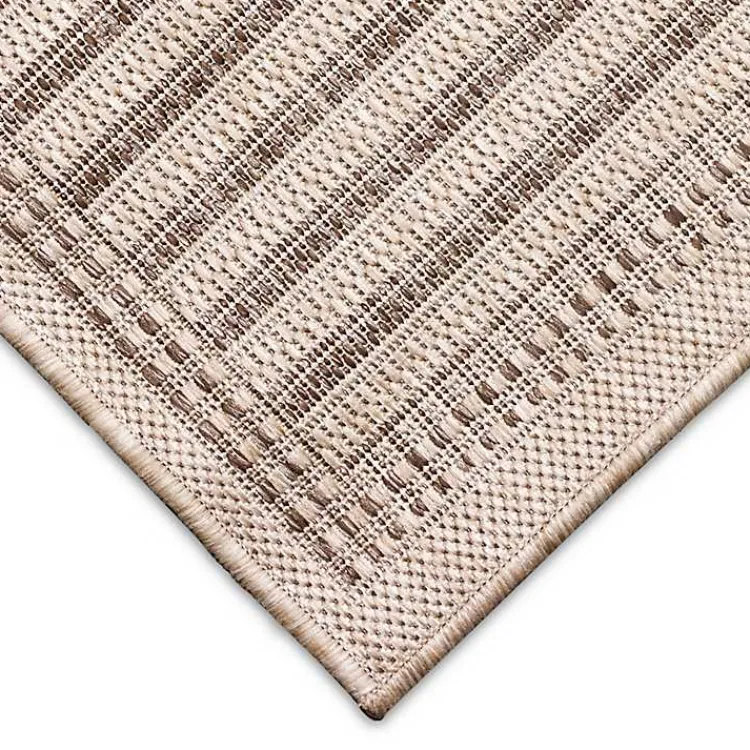 Kirklands Home Kaya Natural Gradient Indoor/Outdoor Runner, 2x7 Tan New