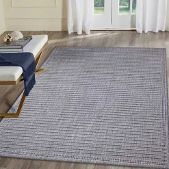 Kirklands Home Kaya Navy Gradient Indoor/Outdoor Area Rug, 6x9 Blue Hot