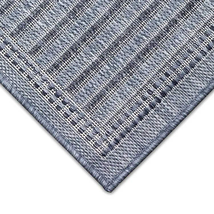 Kirklands Home Kaya Navy Gradient Indoor/Outdoor Area Rug, 6x9 Blue Hot