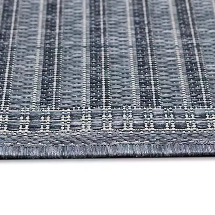 Kirklands Home Kaya Navy Gradient Indoor/Outdoor Area Rug, 6x9 Blue Hot