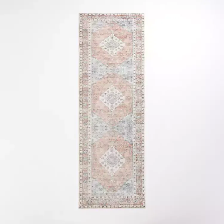 Kirklands Home Kelly Traditional Washable Runner, 2x7 Red Outlet