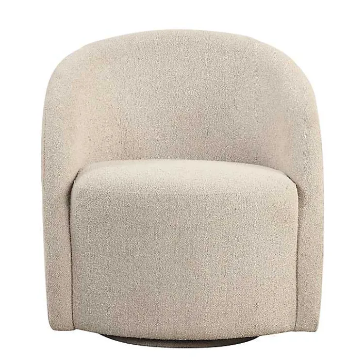 Kirklands Home Khaki Boucle Danielle Accent Chair Tan Discount