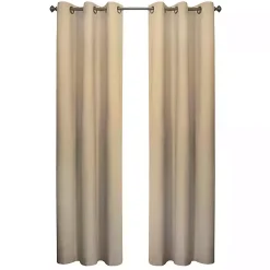 Kirklands Home Khaki Room Darkening Curtain Panel Set, 84 in. Tan Hot