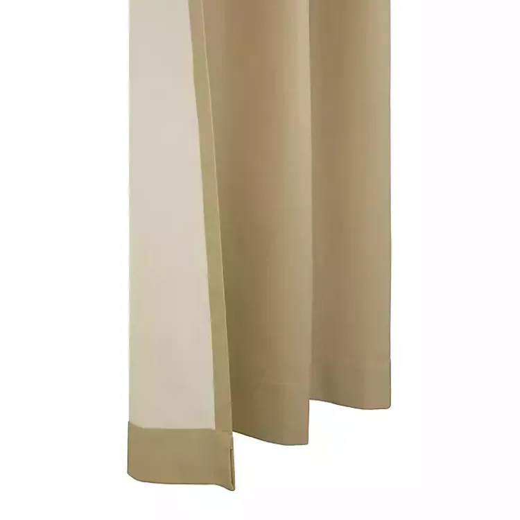 Kirklands Home Khaki Room Darkening Curtain Panel Set, 95 in. Tan Online