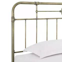 Kirklands Home King Size Bronze Pipe Bed Frame Brown Outlet