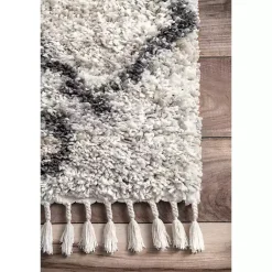 Kirklands Home Kristi Shag Transitional Area Rug, 5x7 New
