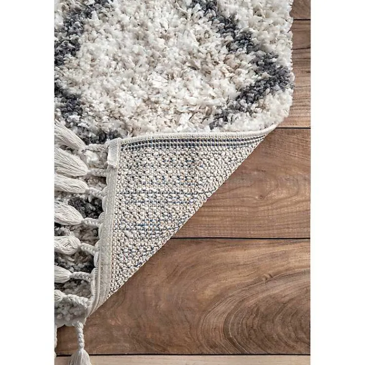 Kirklands Home Kristi Shag Transitional Area Rug, 5x7 New