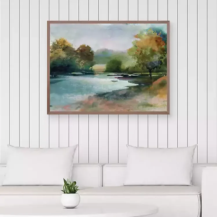Kirklands Home Lacu II Framed Canvas Art Print Best