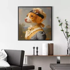 Kirklands Home Lady Penelope Pawprints Framed Art Print Multi Online