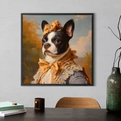 Kirklands Home Lady Philippa Poshpaws Framed Art Print Multi Discount